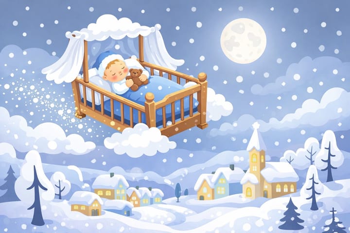 Bajka o latającym łóżeczku - usypianka